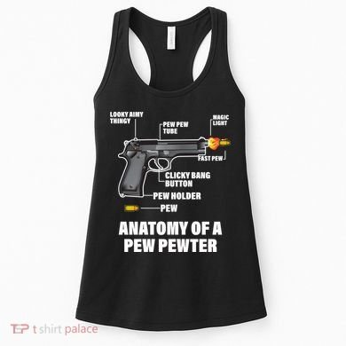 Pew Pewer Anatomy Women's Tank Top