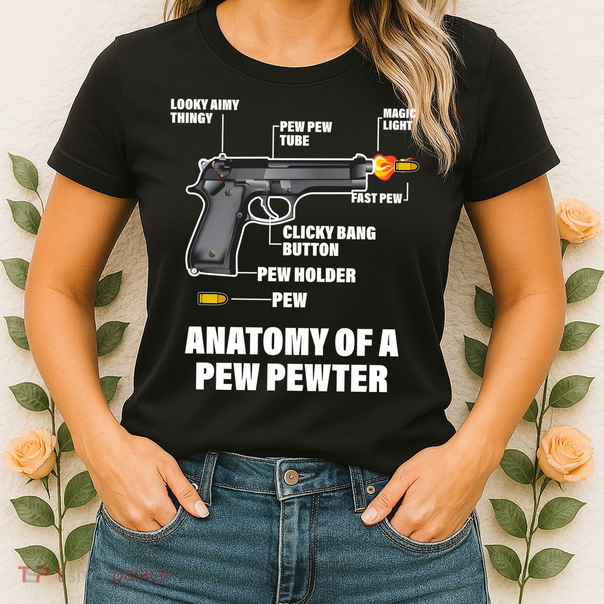 Pew Pewer Anatomy Women's T-Shirt