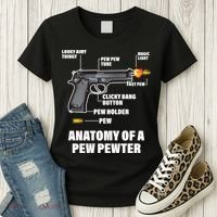 Pew Pewer Anatomy Women's T-Shirt thumb 3