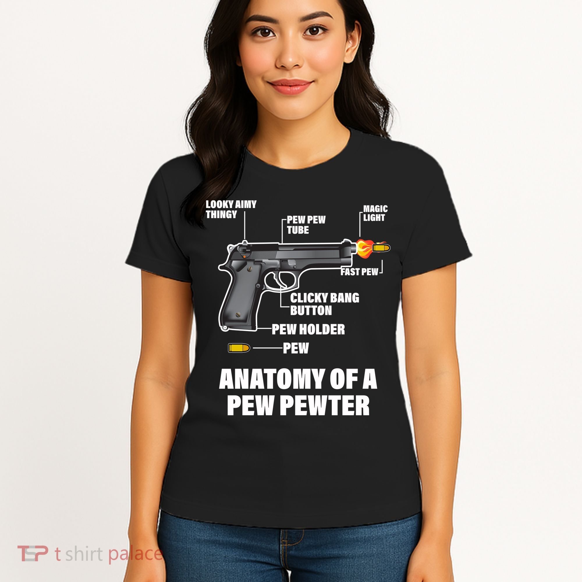 Pew Pewer Anatomy Women's T-Shirt