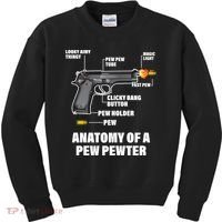 Pew Pewer Anatomy Kids Sweatshirt thumb 0