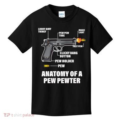 Pew Pewer Anatomy Kids T-Shirt