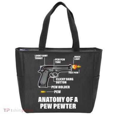 Pew Pewer Anatomy Tote Bag