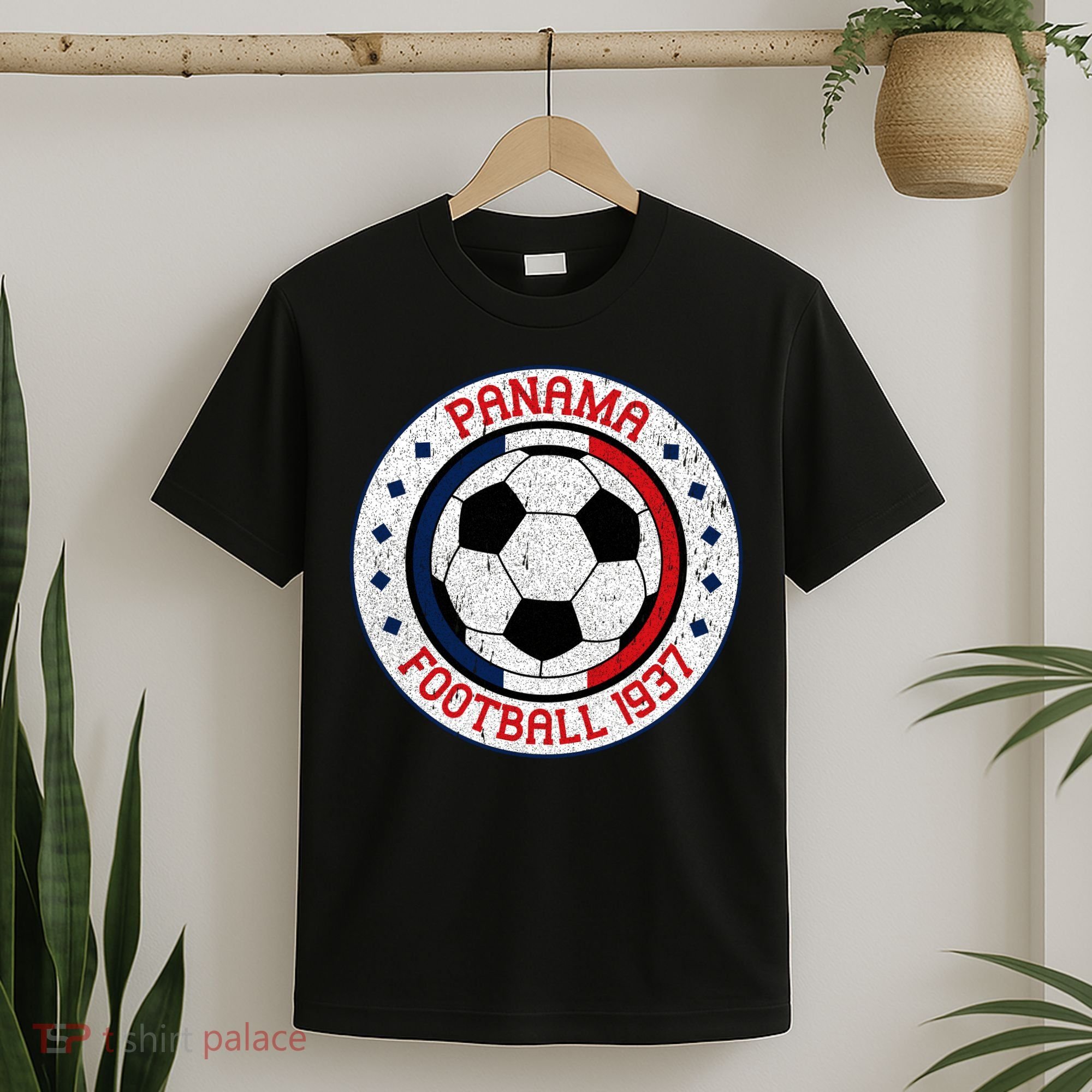Panama Football 1937 Vintage Soccer Emblem T-Shirt