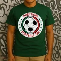 Portugal Football 1914 Vintage Soccer Emblem T-Shirt thumb 3
