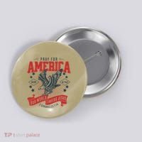 Pray For America In God We Trust Our World Needs Jesus Button thumb 0
