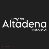 Pray For Altadena California Beanie thumb 2