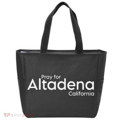 Pray For Altadena California Tote Bag