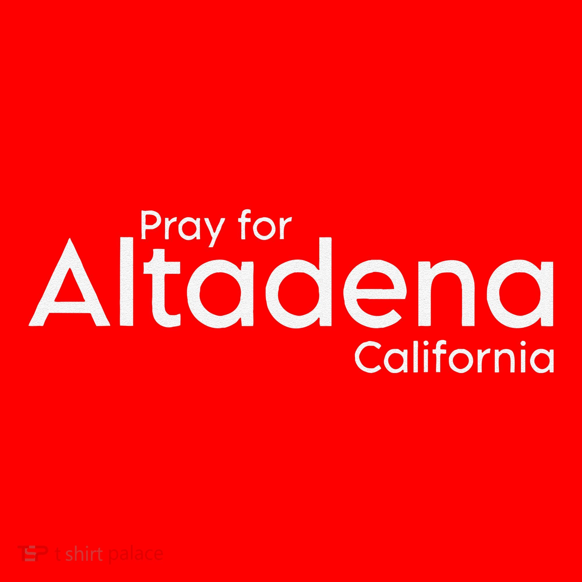 Pray For Altadena California Santa Hat