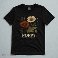 Poppy Floral Artwork T-Shirt thumb 5