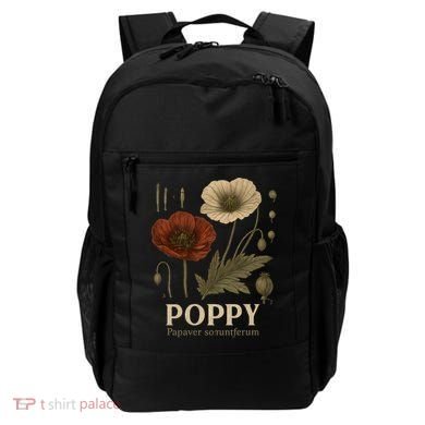 Poppy Floral Artwork Backpack