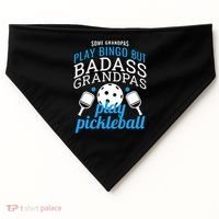 Pickleball Funny Ace Dink Serve KC Kitchen Funny Coffee Wine USA-Made Doggie Bandana thumb 0