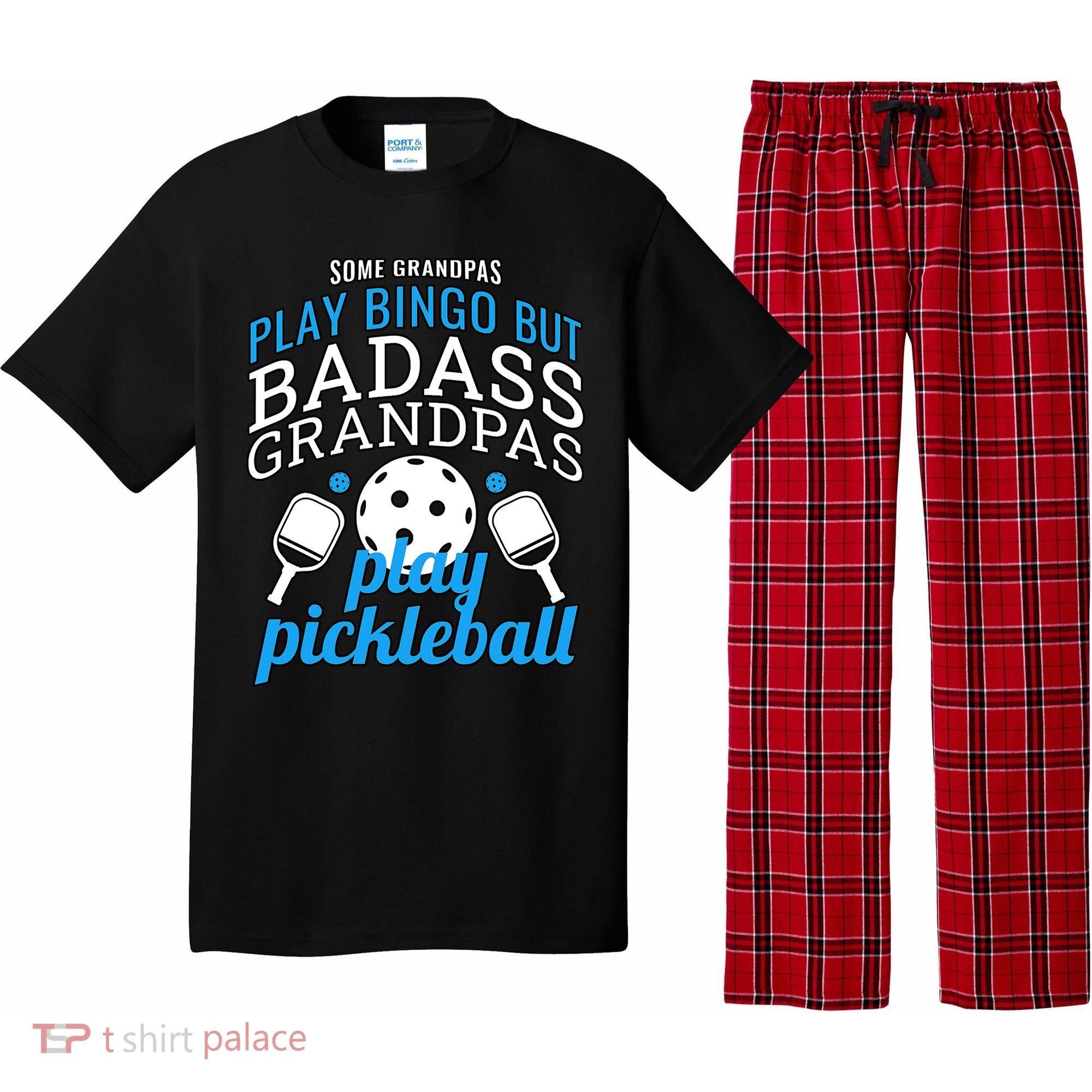 Pickleball Funny Ace Dink Serve KC Kitchen Funny Coffee Wine Pajama Set