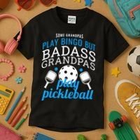 Pickleball Funny Ace Dink Serve KC Kitchen Funny Coffee Wine Kids T-Shirt thumb 3