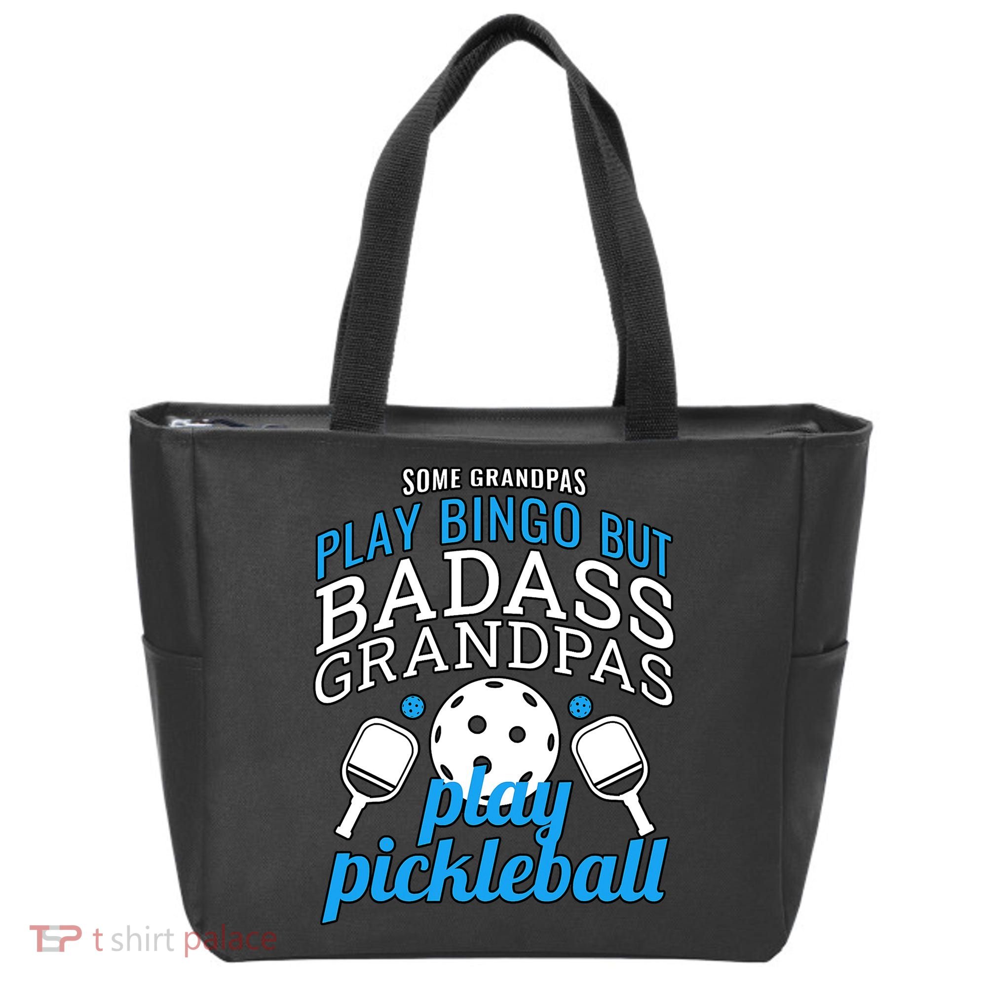 Pickleball Funny Ace Dink Serve KC Kitchen Funny Coffee Wine Tote Bag