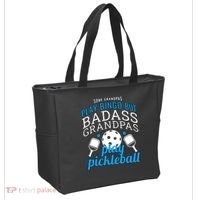 Pickleball Funny Ace Dink Serve KC Kitchen Funny Coffee Wine Tote Bag thumb 2