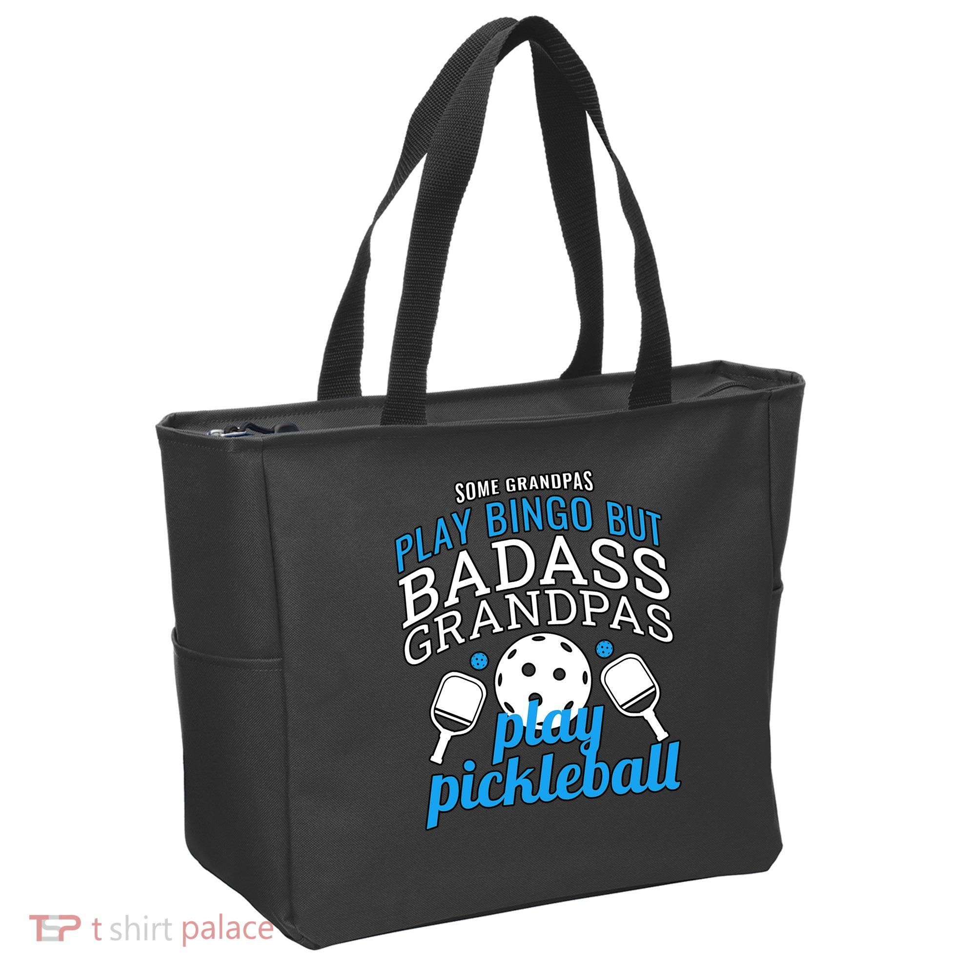 Pickleball Funny Ace Dink Serve KC Kitchen Funny Coffee Wine Tote Bag
