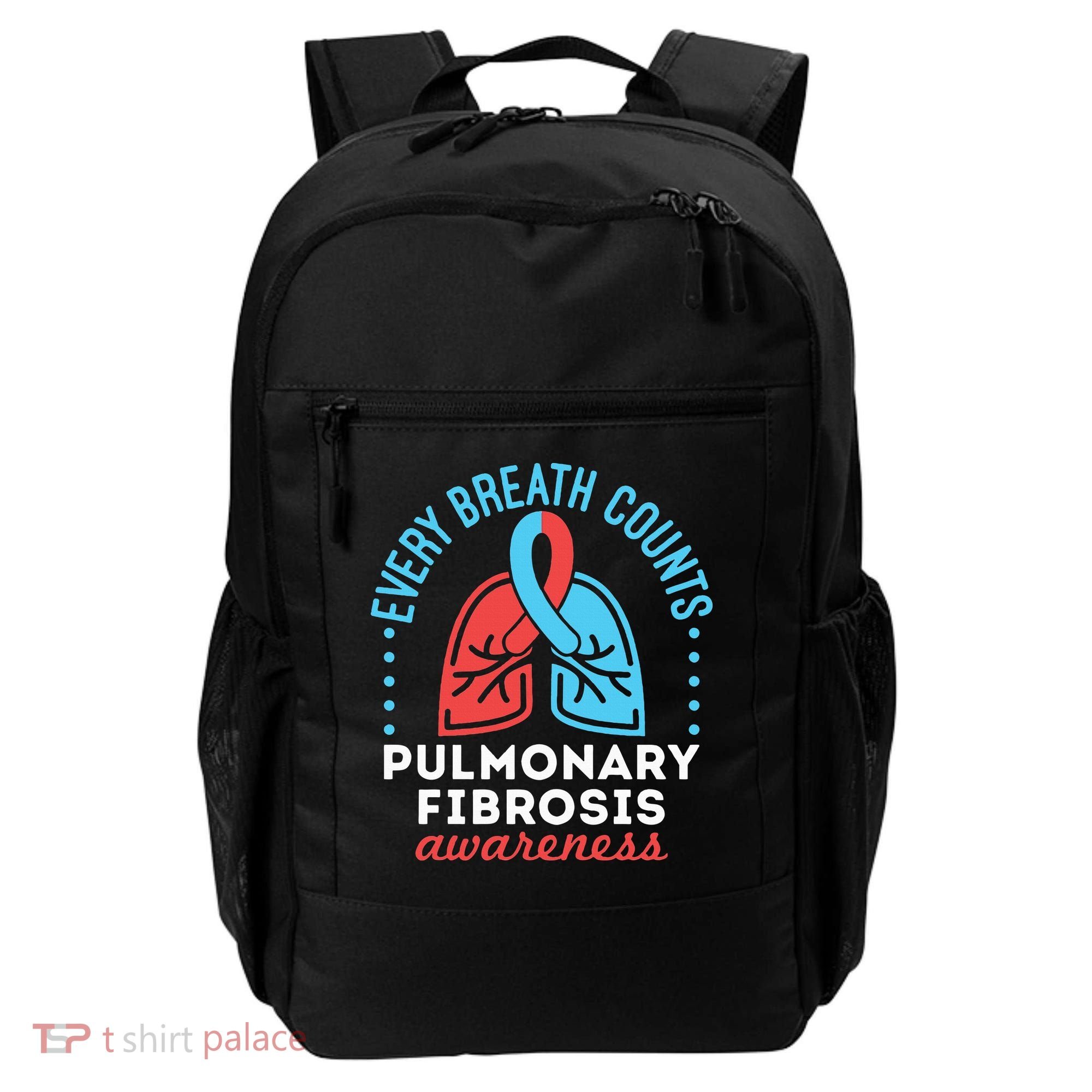 Pulmonary Fibrosis Awareness Every Breath Counts  Backpack