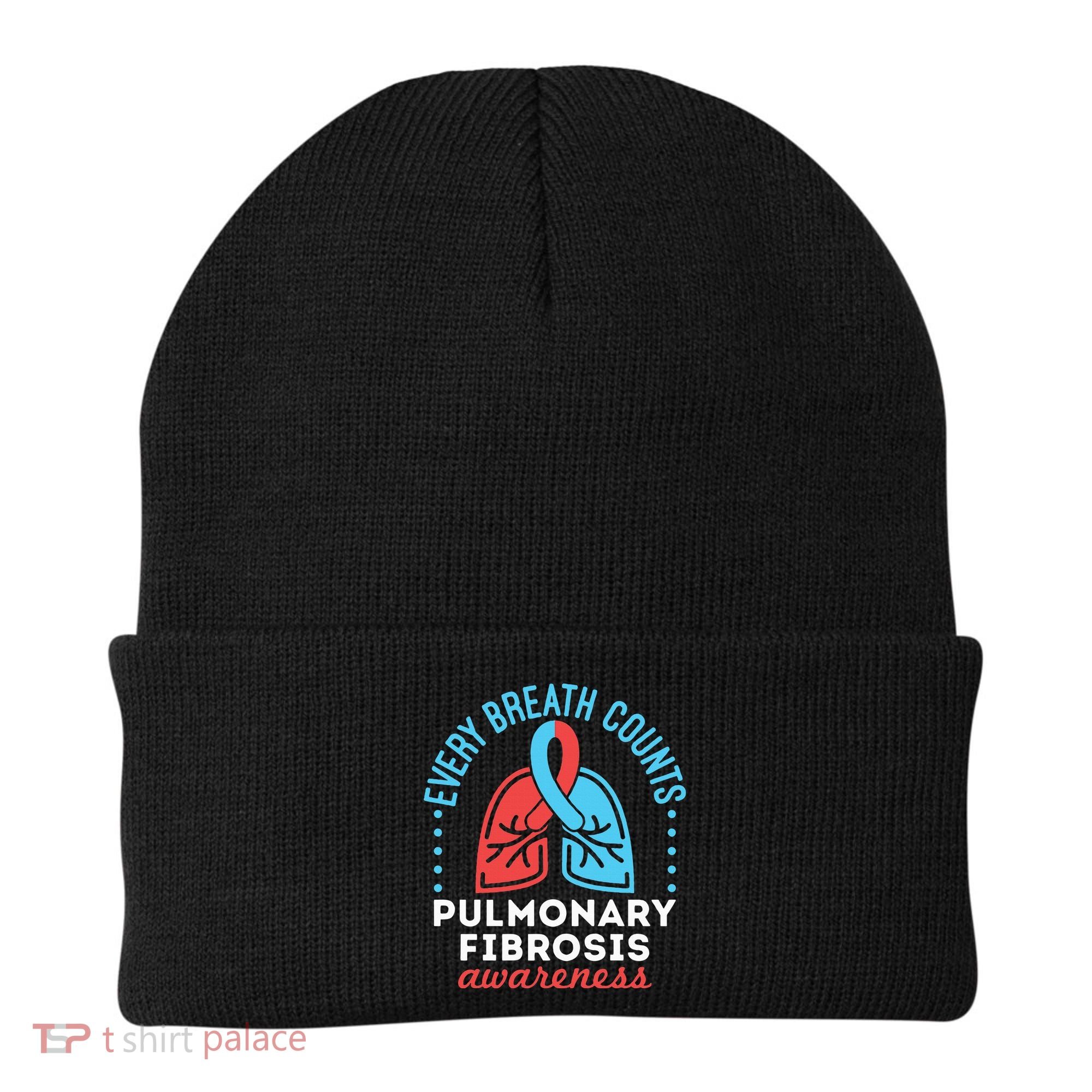 Pulmonary Fibrosis Awareness Every Breath Counts  Beanie