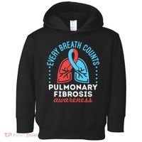 Pulmonary Fibrosis Awareness Every Breath Counts  Toddler Hoodie thumb 0