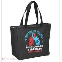 Pulmonary Fibrosis Awareness Every Breath Counts  Tote Bag thumb 2