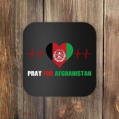Pray For Afghanistan Coaster