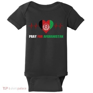 Pray For Afghanistan Baby Bodysuit