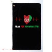 Pray For Afghanistan Golf Towel thumb 0