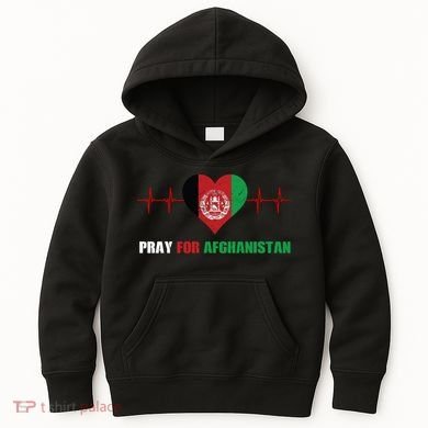 Pray For Afghanistan Kids Hoodie
