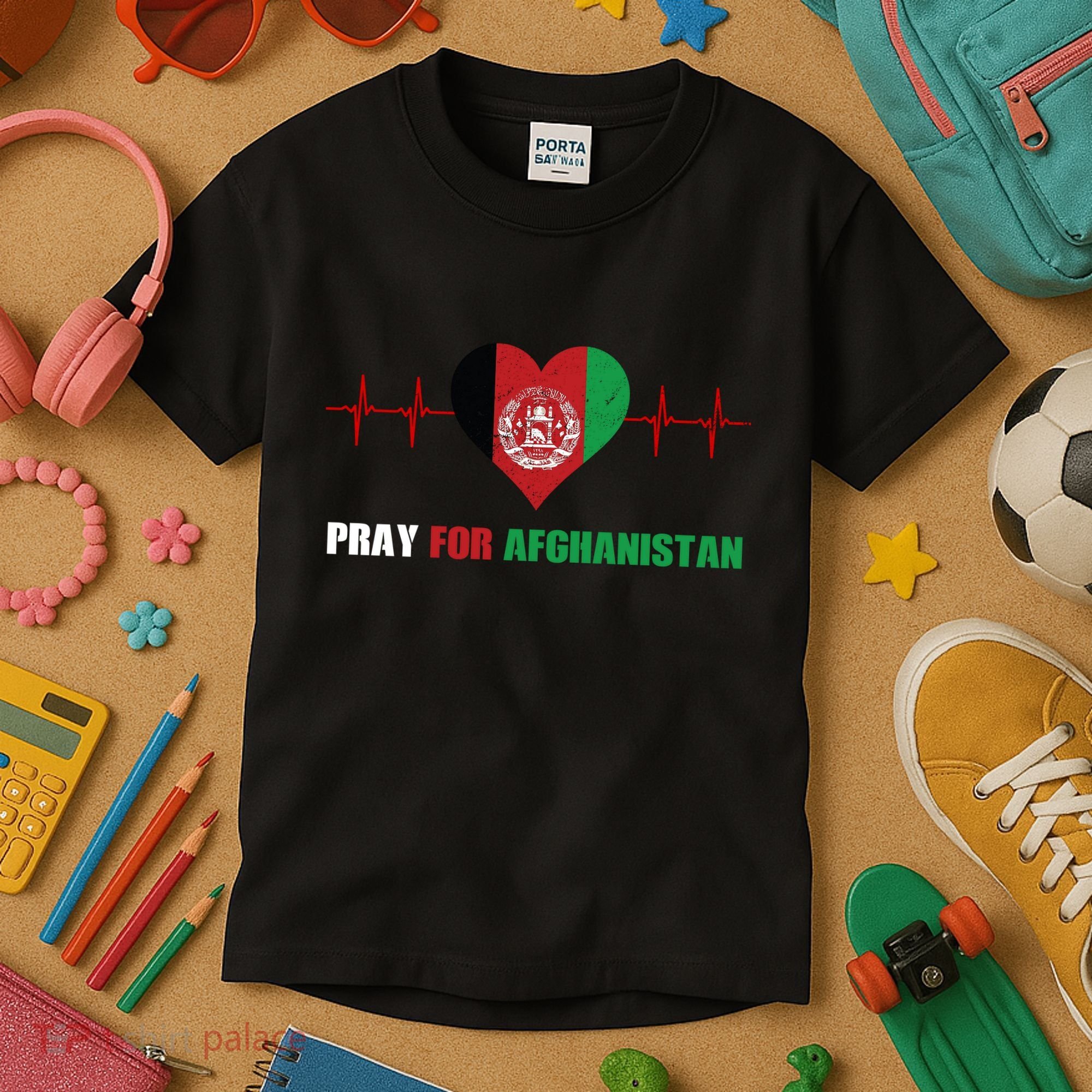 Pray For Afghanistan Kids T-Shirt