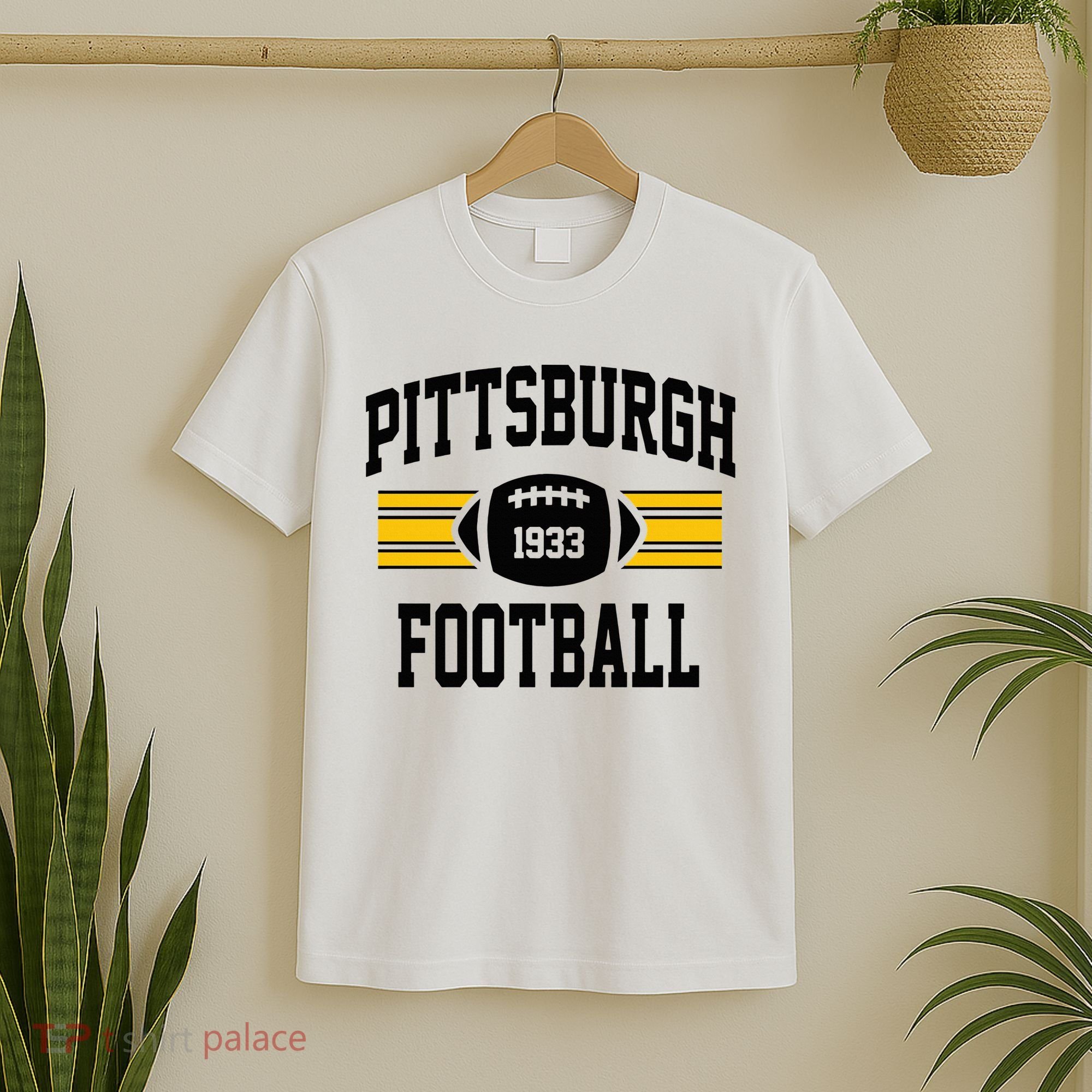 Pittsburgh Football Athletic Vintage Sports Team Fan T-Shirt