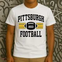Pittsburgh Football Athletic Vintage Sports Team Fan T-Shirt thumb 3