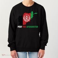 Pray For Afghanistan Flag Map Women's Sweatshirt thumb 0