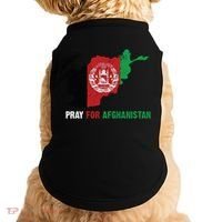 Pray For Afghanistan Flag Map Doggie Tank thumb 0