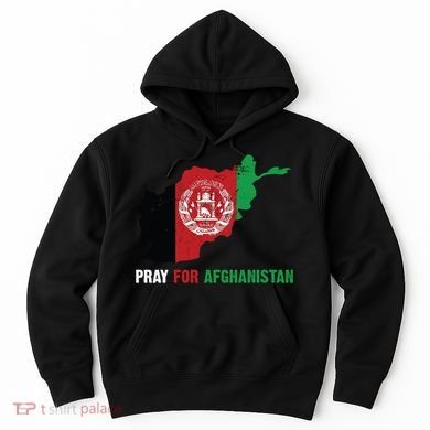 Pray For Afghanistan Flag Map Hoodie