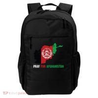 Pray For Afghanistan Flag Map Backpack thumb 0