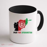 Pray For Afghanistan Flag Map Coffee Mug thumb 1