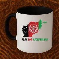 Pray For Afghanistan Flag Map Coffee Mug thumb 2