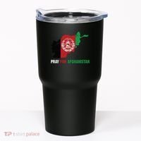 Pray For Afghanistan Flag Map Tumbler thumb 0