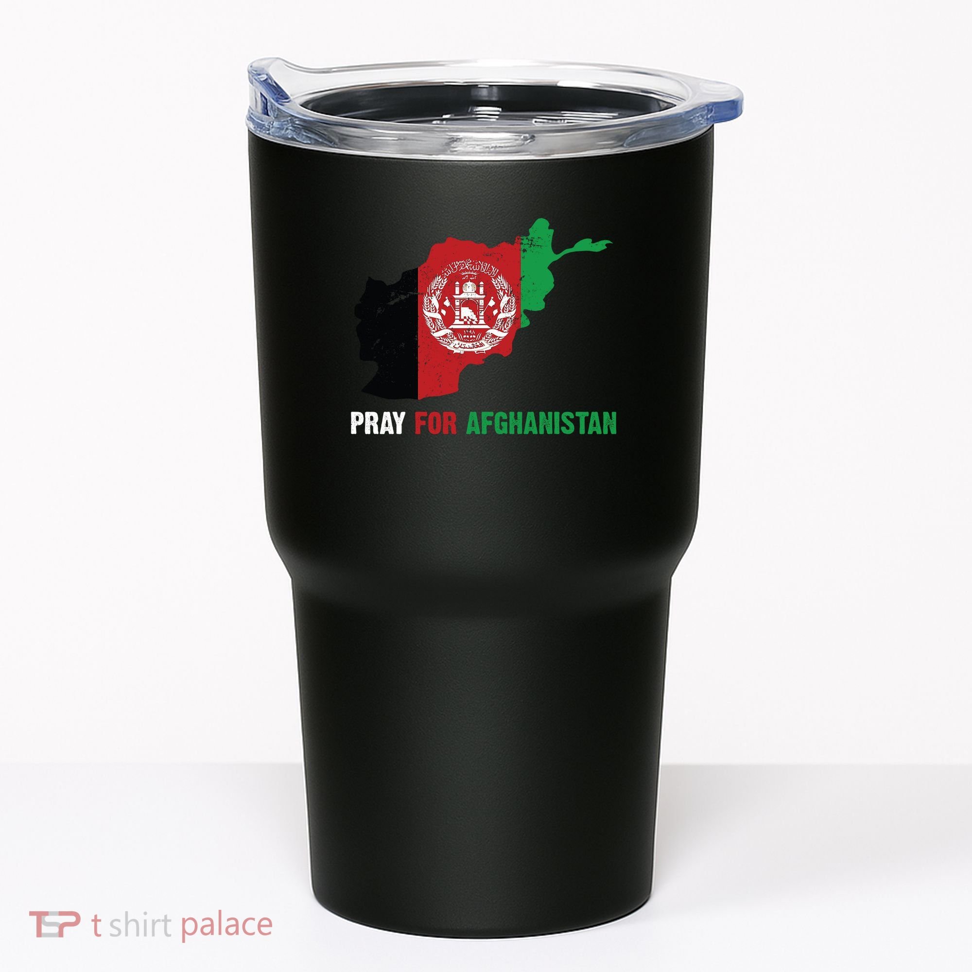 Pray For Afghanistan Flag Map Tumbler