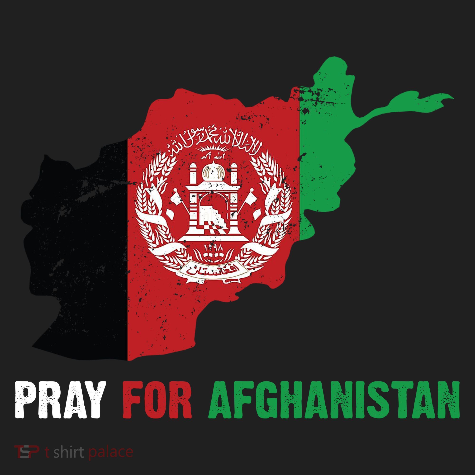 Pray For Afghanistan Flag Map Tumbler