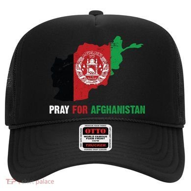 Pray For Afghanistan Flag Map Hat