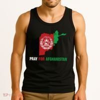 Pray For Afghanistan Flag Map Tank Top thumb 3