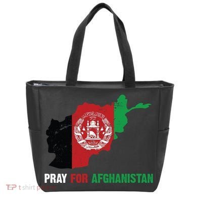 Pray For Afghanistan Flag Map Tote Bag