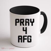 Pray For AFG Afghanistan Coffee Mug thumb 1