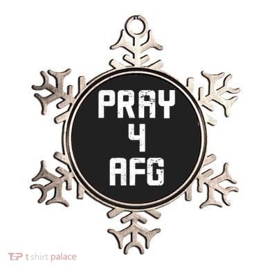 Pray For AFG Afghanistan Ornament