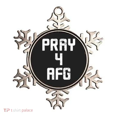 Pray For AFG Afghanistan Ornament