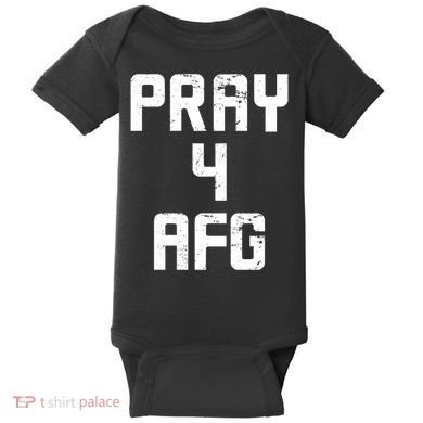 Pray For AFG Afghanistan Baby Bodysuit