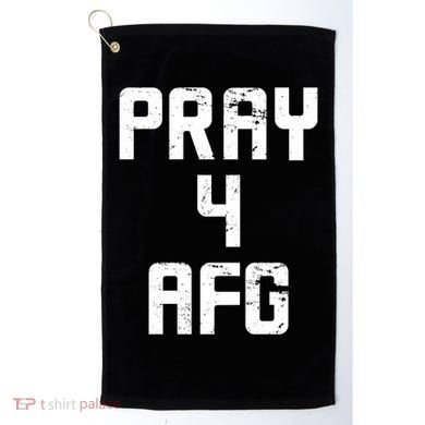 Pray For AFG Afghanistan Golf Towel
