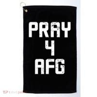 Pray For AFG Afghanistan Golf Towel thumb 0